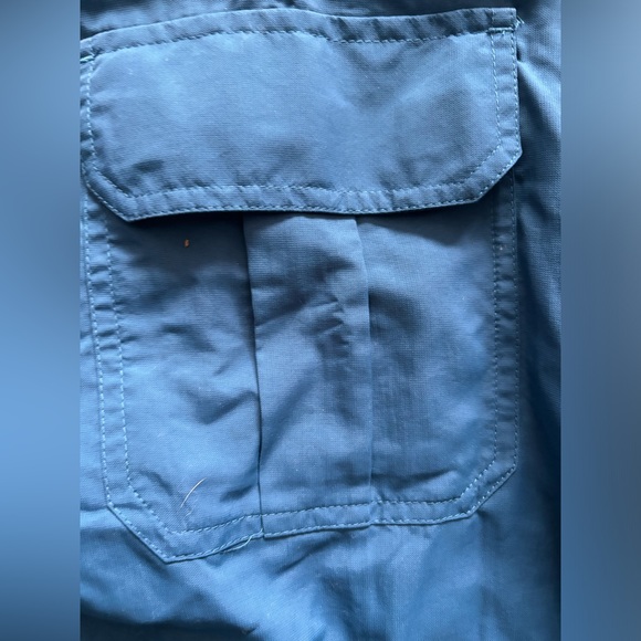 Duluth Trading Co blue/green shirt 2XLT - Picture 4 of 6